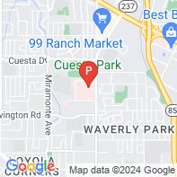View Map of 2500 Grant Road,Mountain View,CA,94040